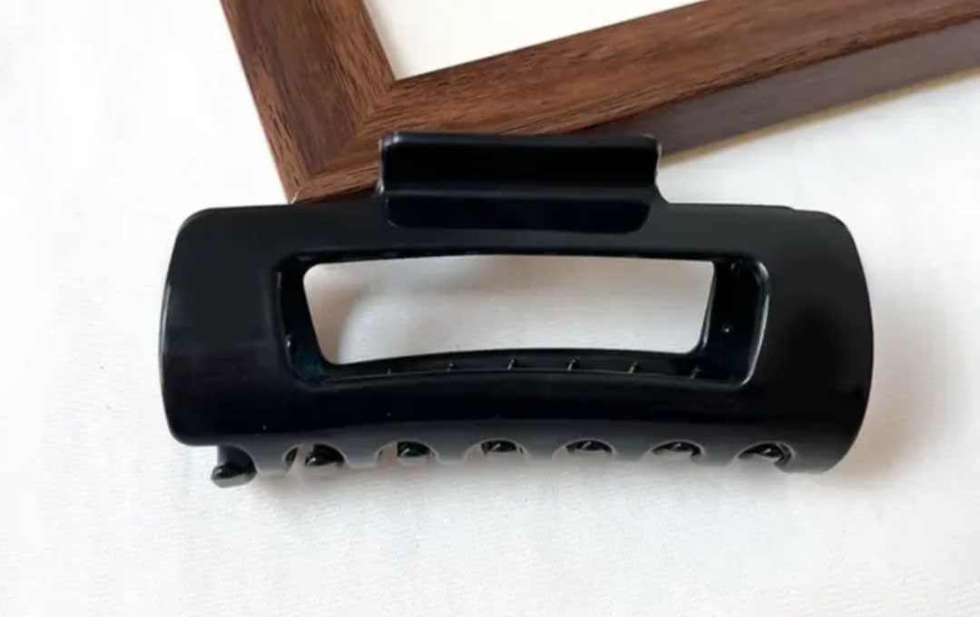 Large Flexible Claw Clip - Black