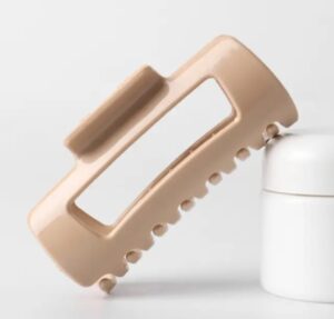 Large Flexible Claw Clip - Grey