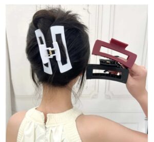 Flexible Claw Clip - White