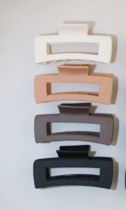 Flexible Claw Clip - White