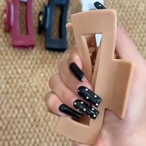 Flexible Claw Clip - Beige